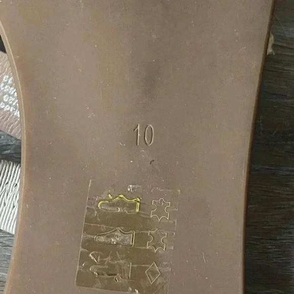 Madewell The Ilana Slide Sandal Snake Embossed Leather Size 10 Flats Slide Women - Picture 7 of 8